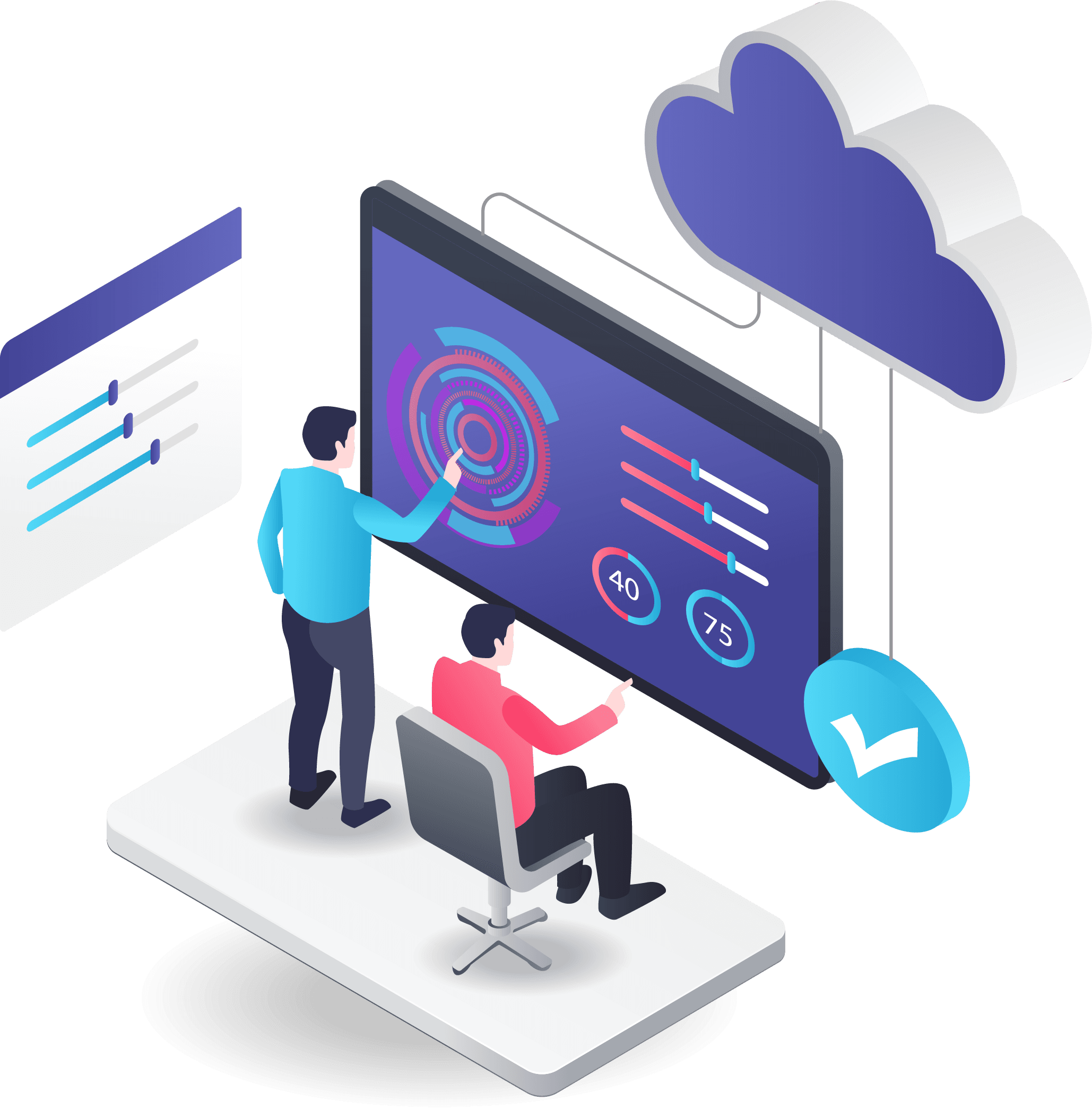 Het ICT Shift-engineeringteam dat verantwoordelijk is voor de cloud- en cyberbeveiligingsactiviteiten