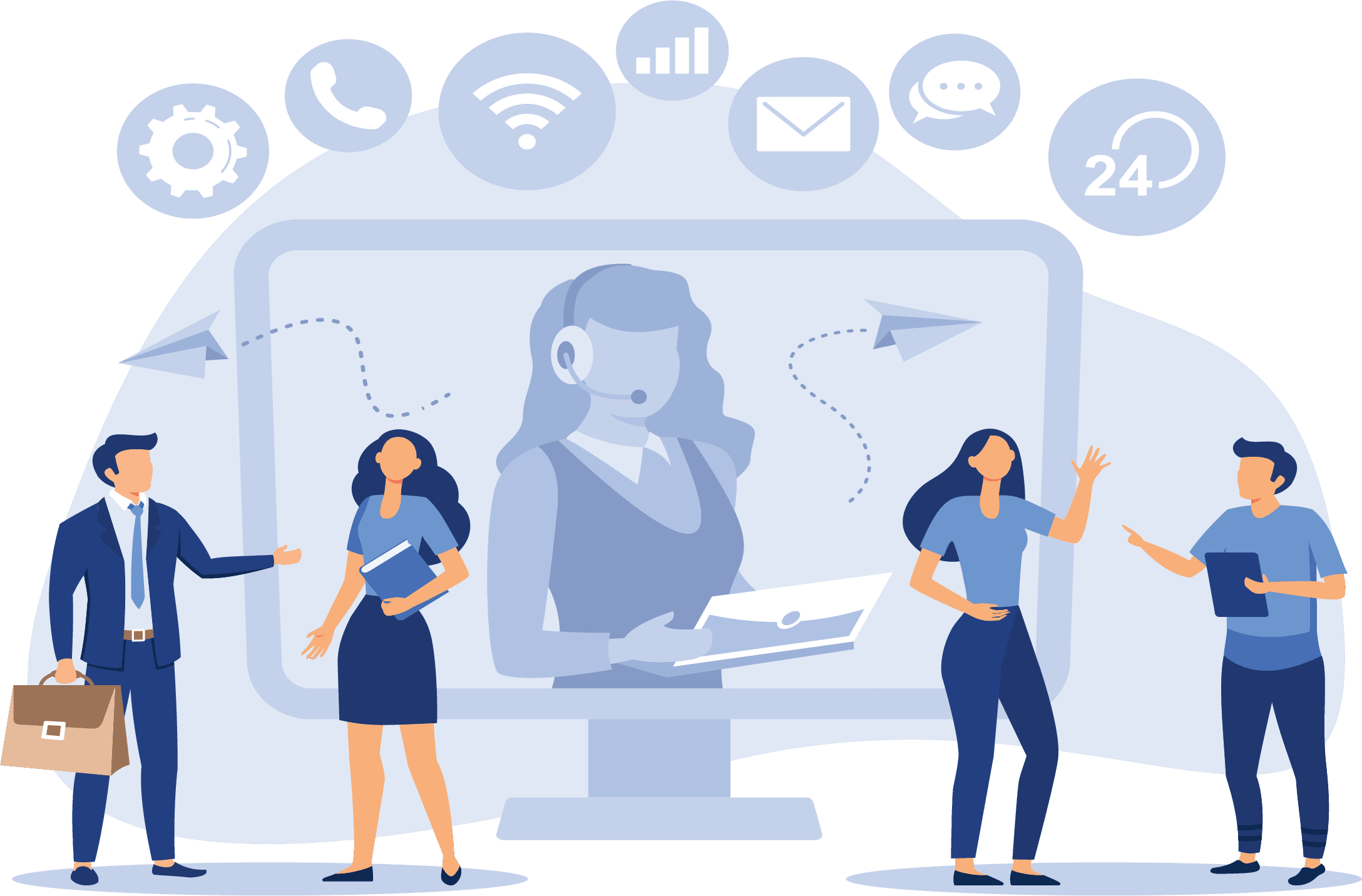 Toekomstbestendige IT-oplossingen voor het MKB Beheerde IT-diensten voor het MKB: uitgebreide ondersteuning, waaronder helpdesk, cloudbeheer, cyberbeveiliging, automatisering en personeelsvoorziening – op afstand geleverd onder leiding van senior medewerkers